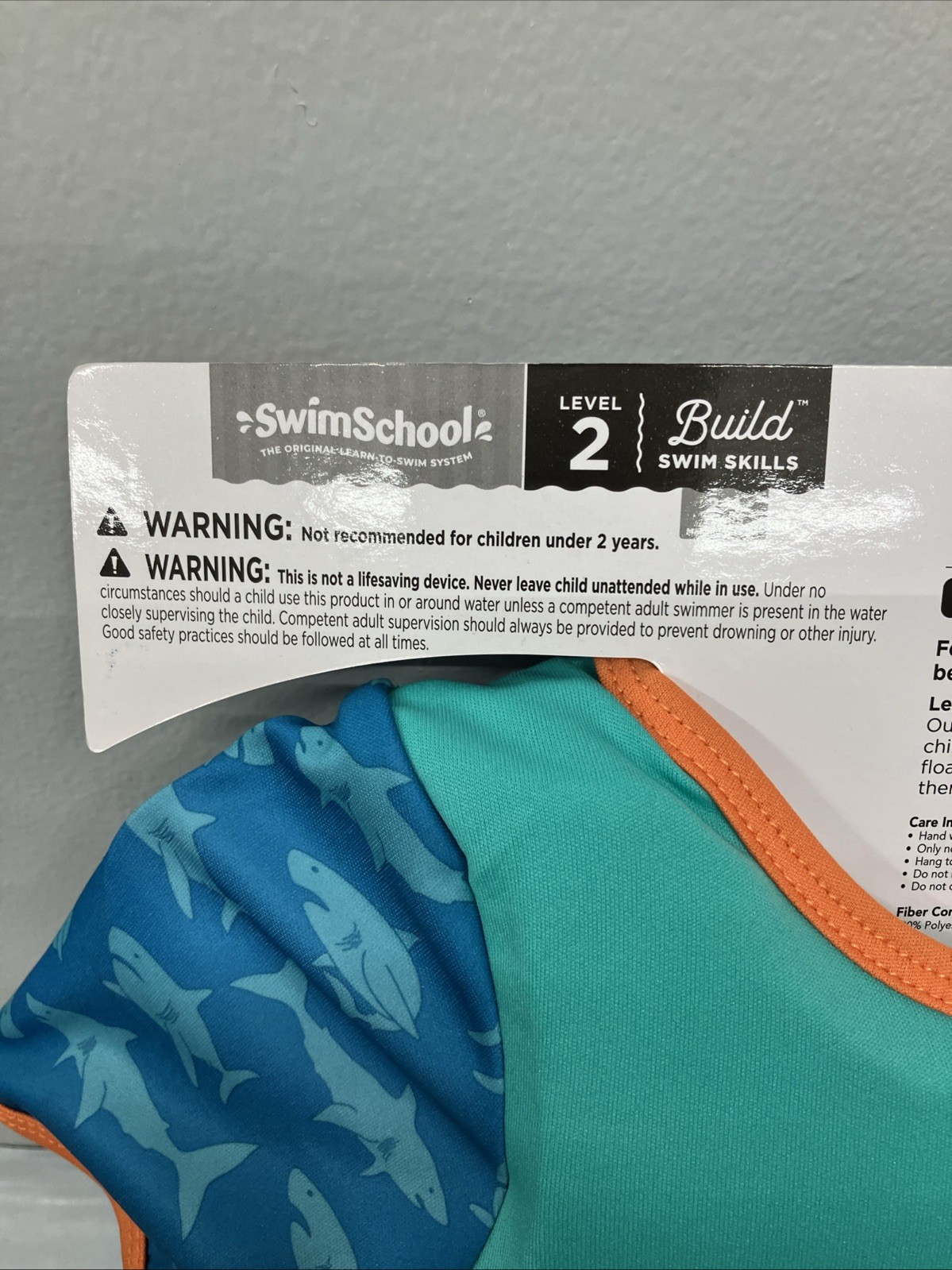SwimSchool Deluxe Swim Trainer Level 2 up to 50 pounds