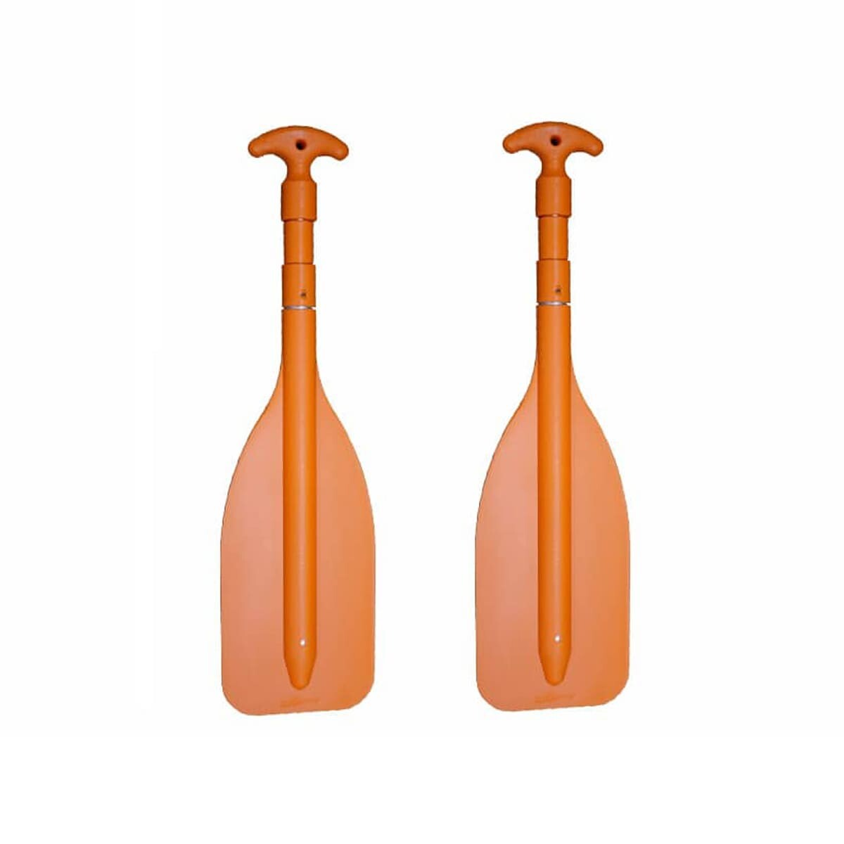 Oceansouth Telescopic Kayak Paddle x2 (3 parts, Safety Orange) 23″ – 48″