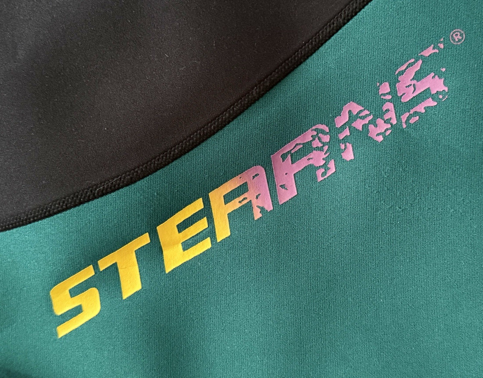 Stearns Wetsuit Neoprene Shorty Black/Green Size M Made in Thailand VB1