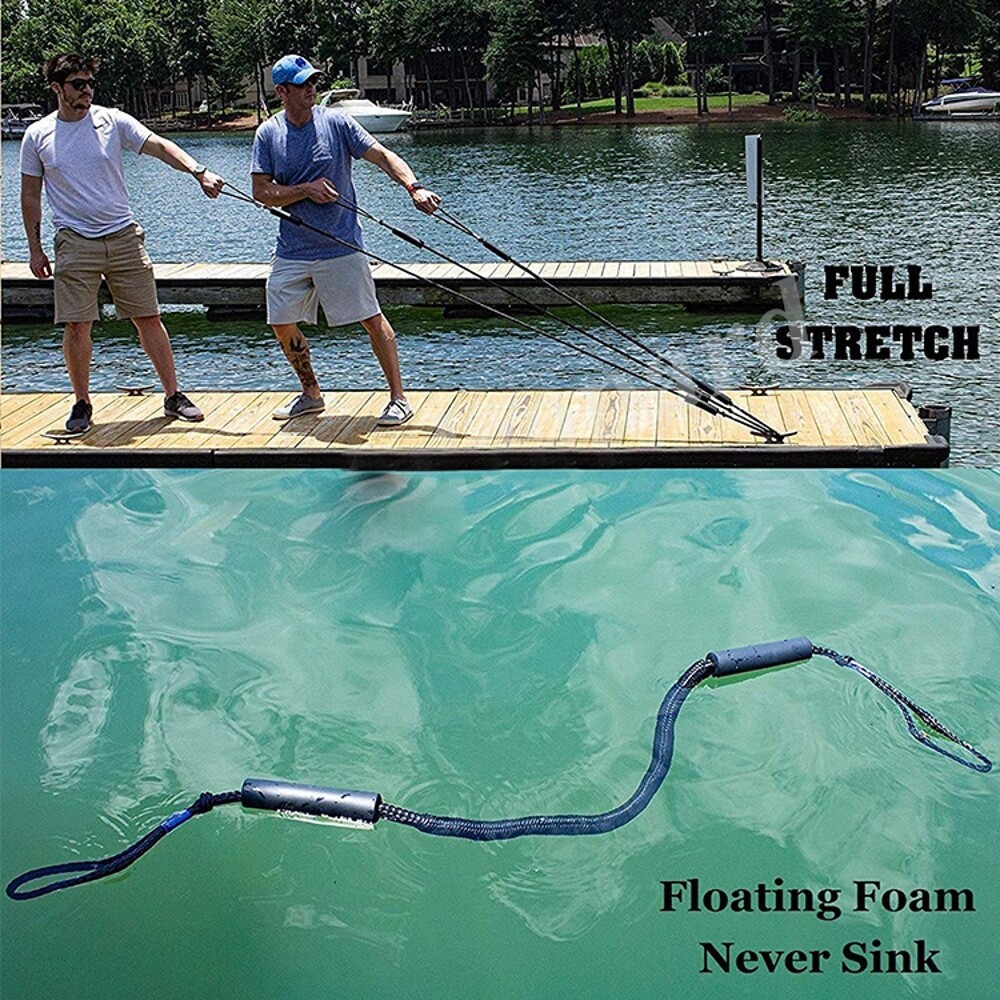 For Boat Kayak Jet Ski Canoe Power Boat 4FT Dock Line Bear 2200LBS Mooring Rop ]