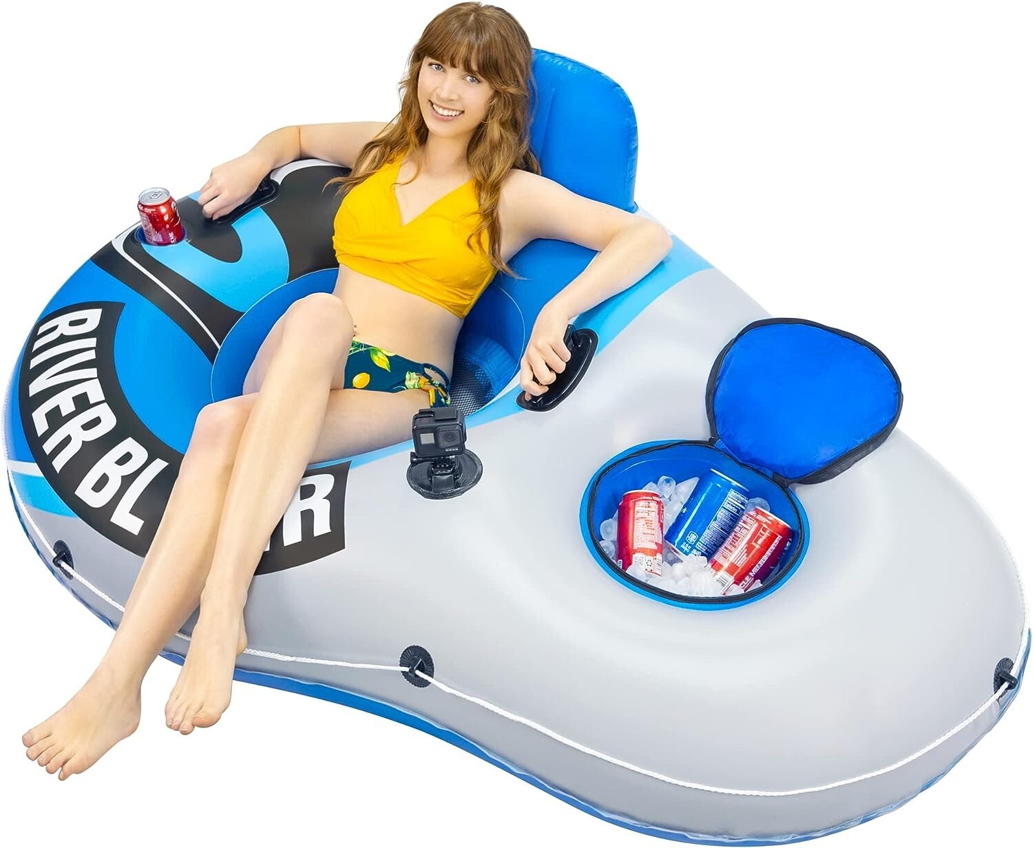 Sunlite Sports Heavy Duty River Tube Inflatable with cooler