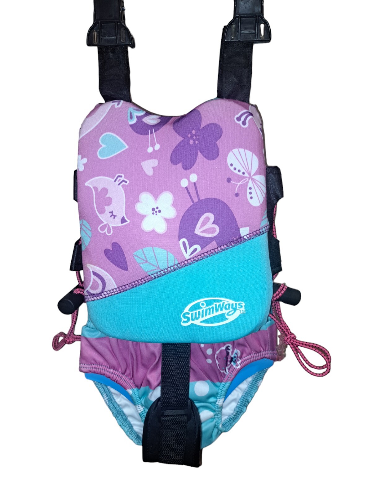 SwimWays Power Swimr Training Swim Diaper – Medium (3-6 Years, 35-55lb) (Flaw)