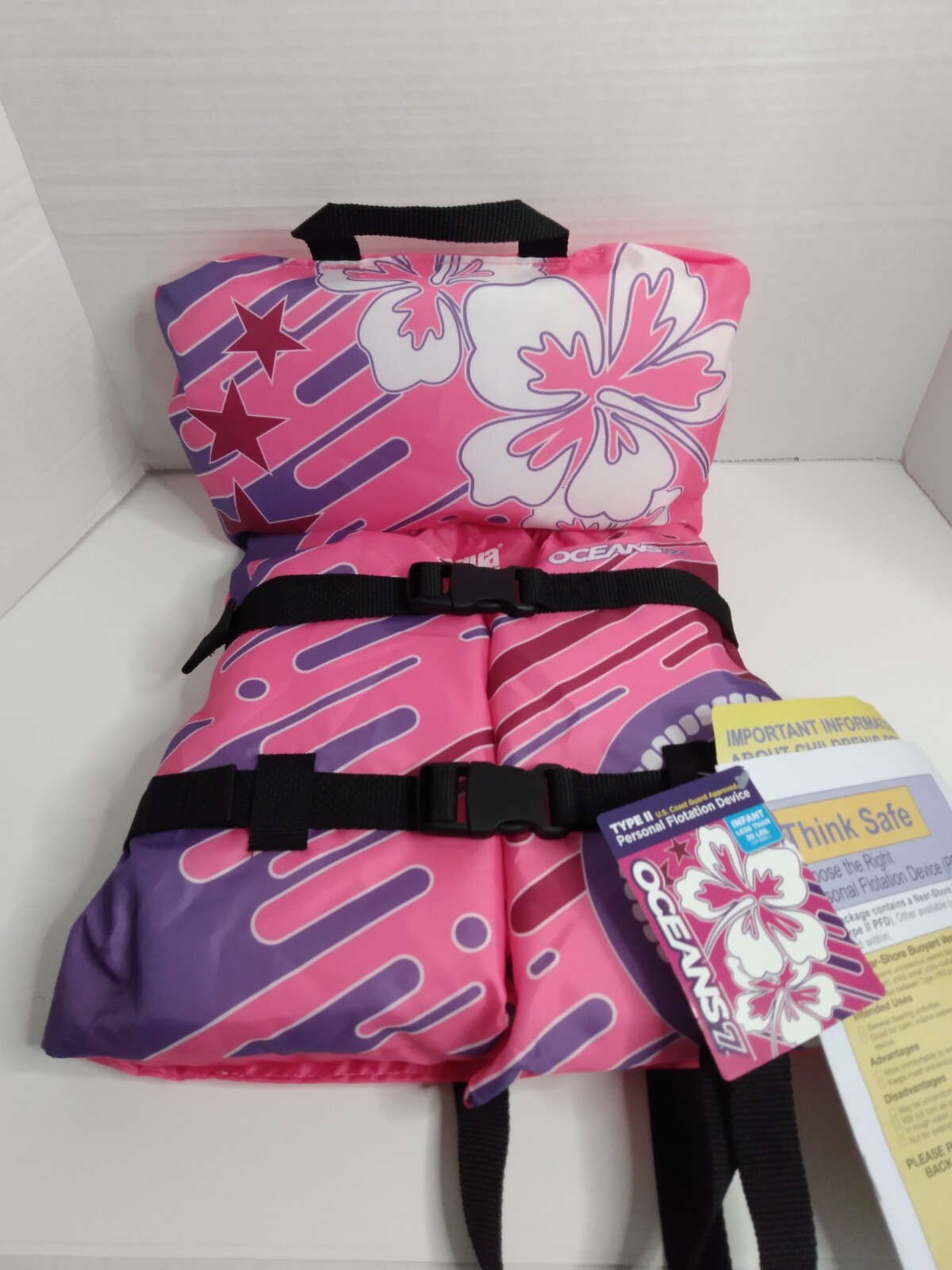 Aqua Leisure Oceans 7 Type 2 Personal Floatation For Infants Less Than 30 Pounds