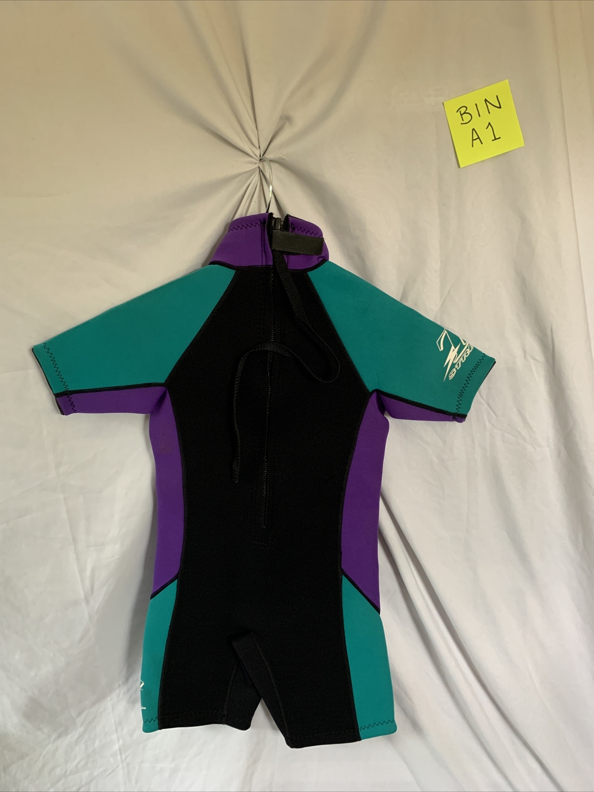 Thunderwear brand Black Purple Teal Children’s Wetsuit size XS