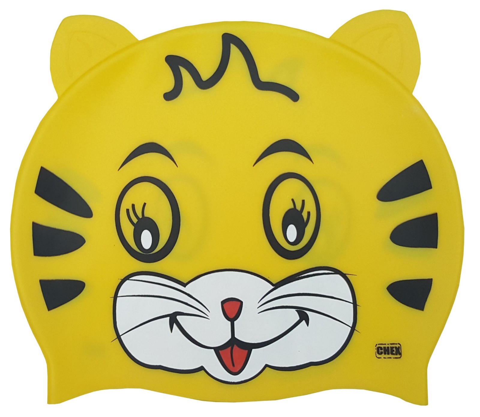 CHEX 100% Silicone Kitten Cat Ears Childrens Swimming Swim Hat Cap 3-7 Yrs 2026