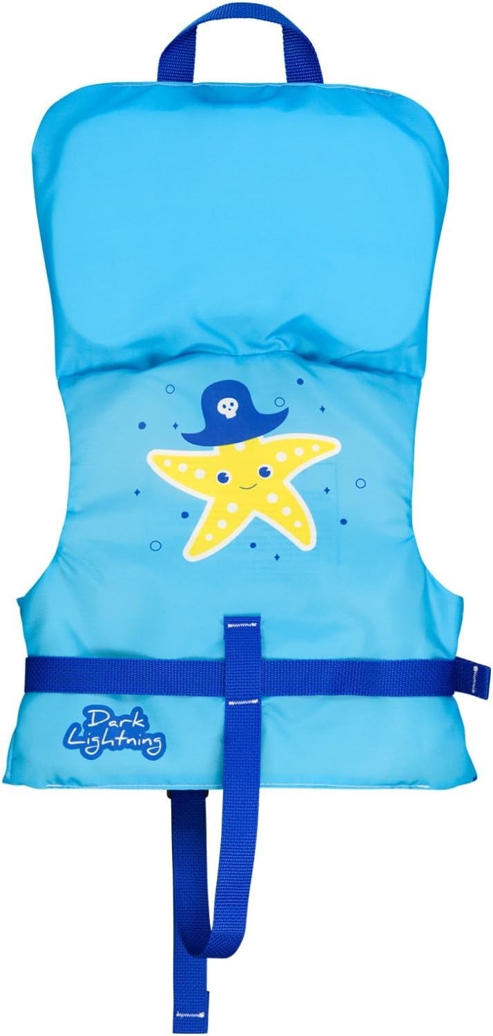 USCG Approved Life Jacket for Toddlers 1-3 Years Old, Swimming Pool Floats 20…