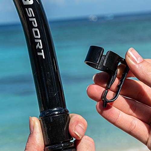 TUSA Hyperdry Elite Dry Snorkel with High Flow Purge Valve and Silicone Mouth…