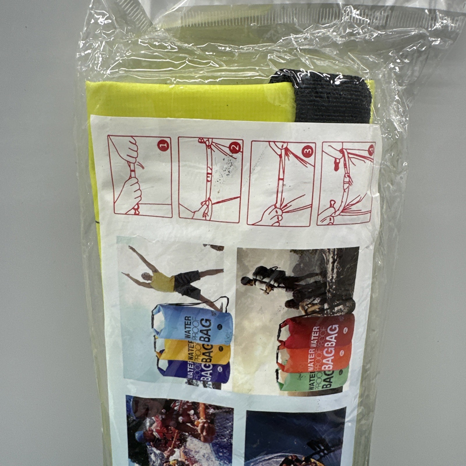 Waterproof Dry Bag Dry Sack 10L Camping Fishing Kayak Canoe Rafting Neon Yellow