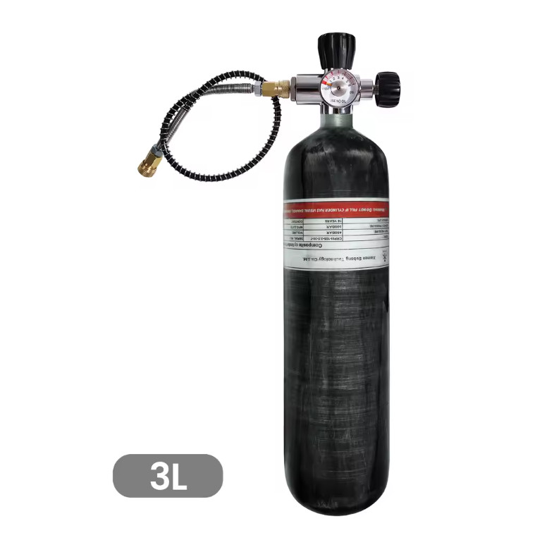 3L / 6.8L Carbon Fiber Cylinder High Pressure Air Tank Fill Station Scuba Diving