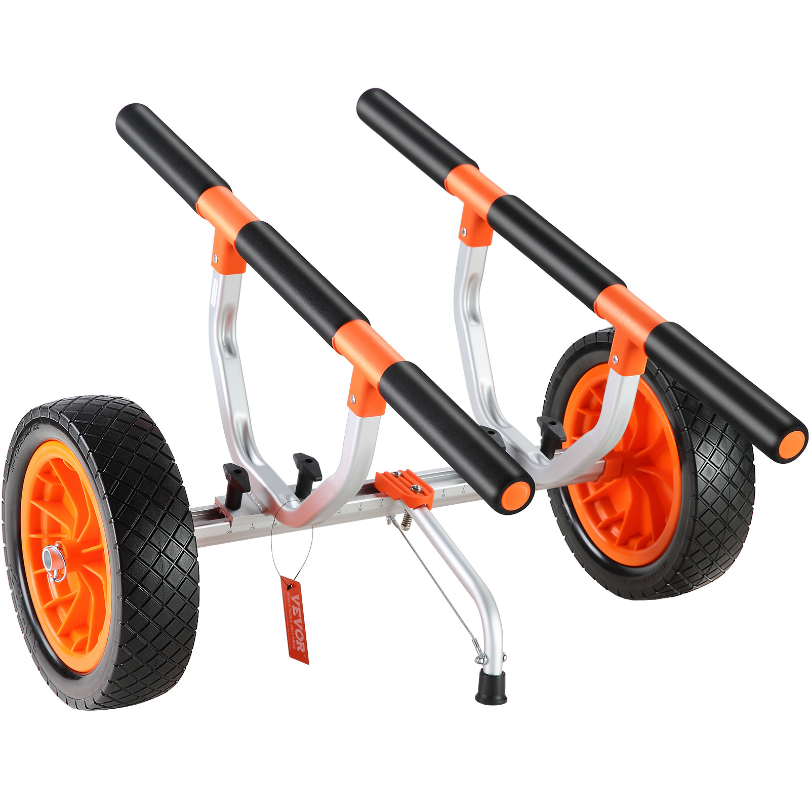 VEVOR Adjustable Kayak Cart Canoe Boat Carrier 450lbs Load with 12” Solid Tires