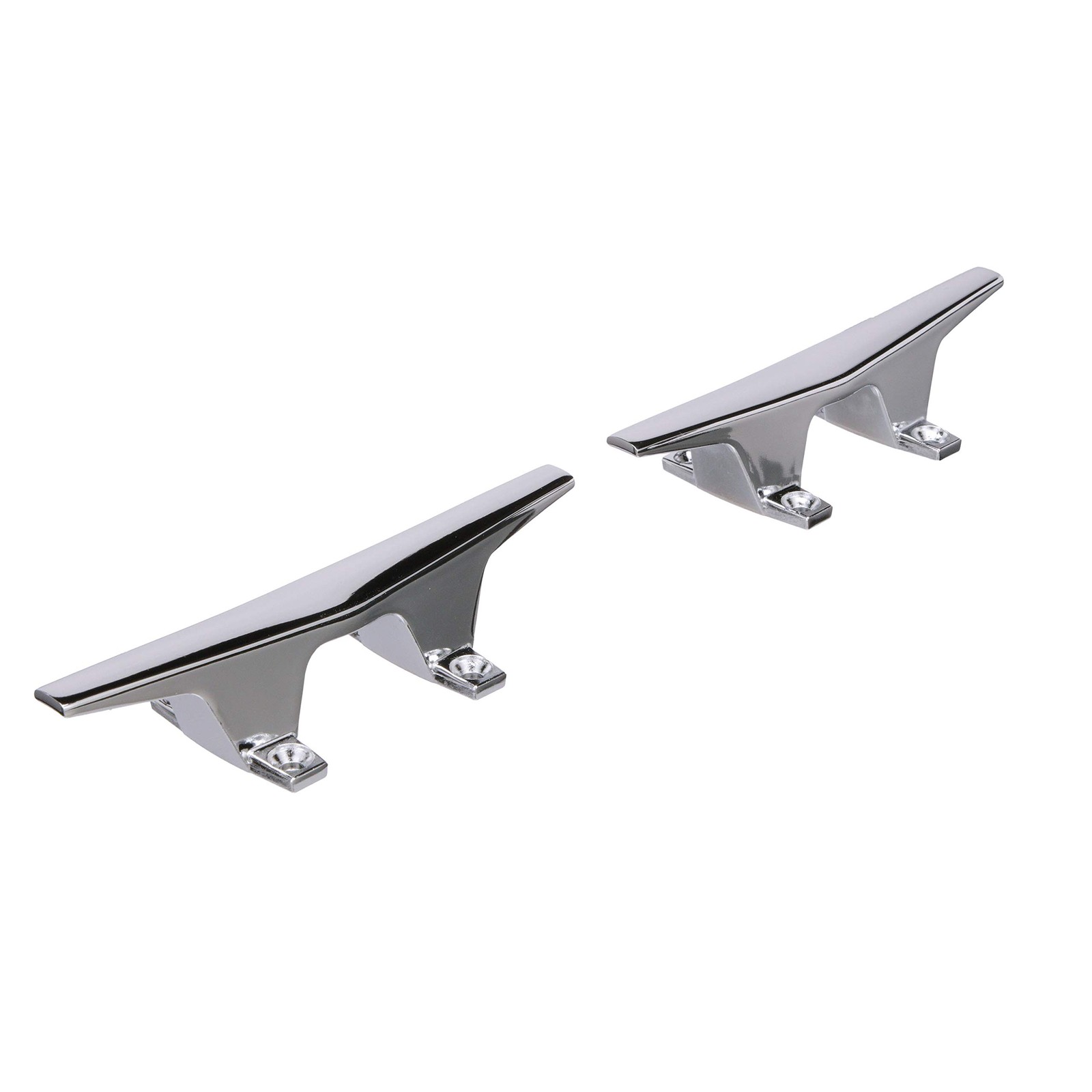 Attwood 6245-6 Chrome-Plated Zinc Cleats, 6 Inches Long, 2 3/32 inches Wide, …
