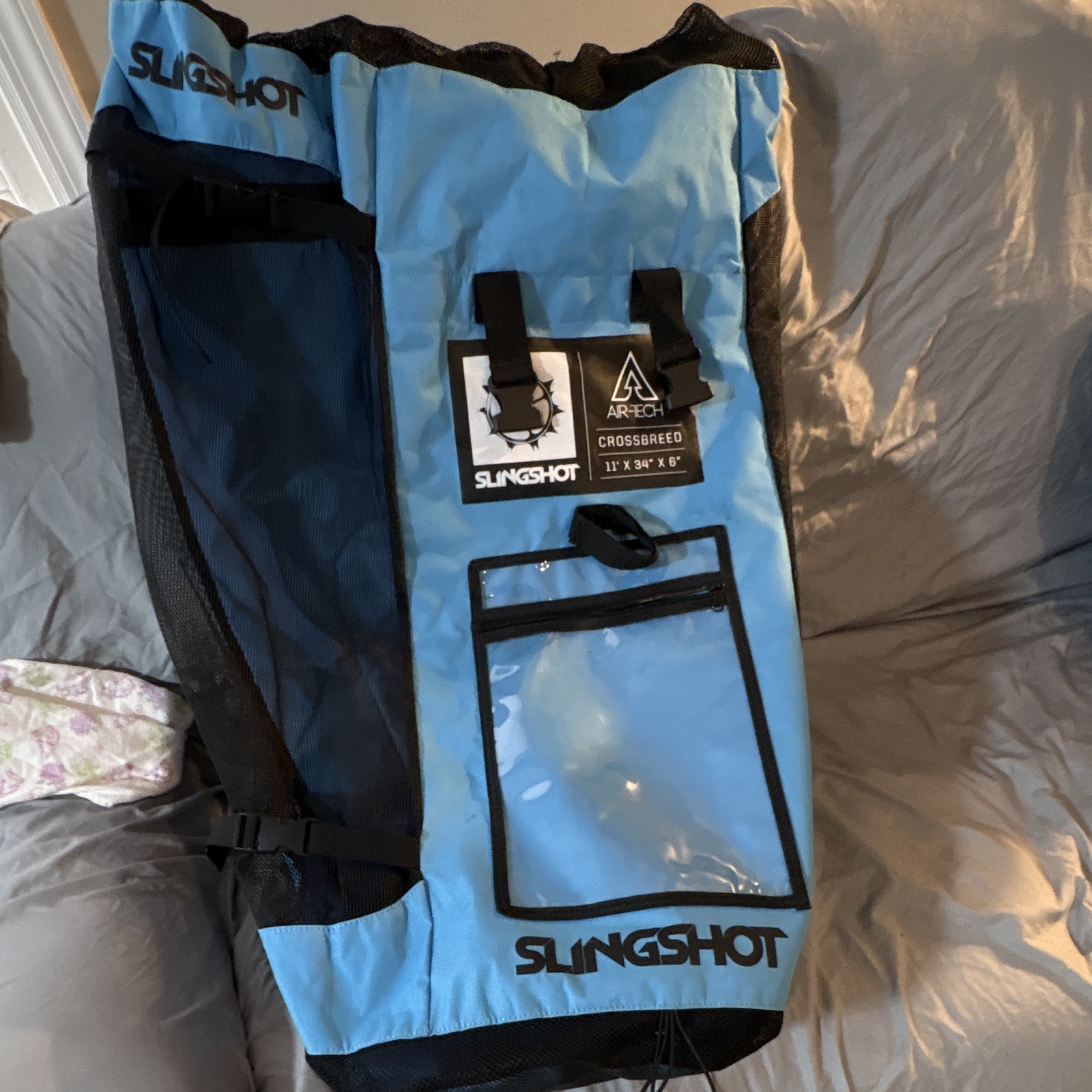 Slingshot Air-Tech Crossbreed Board Bag Blue/Black 11′ x 34″ x 6″