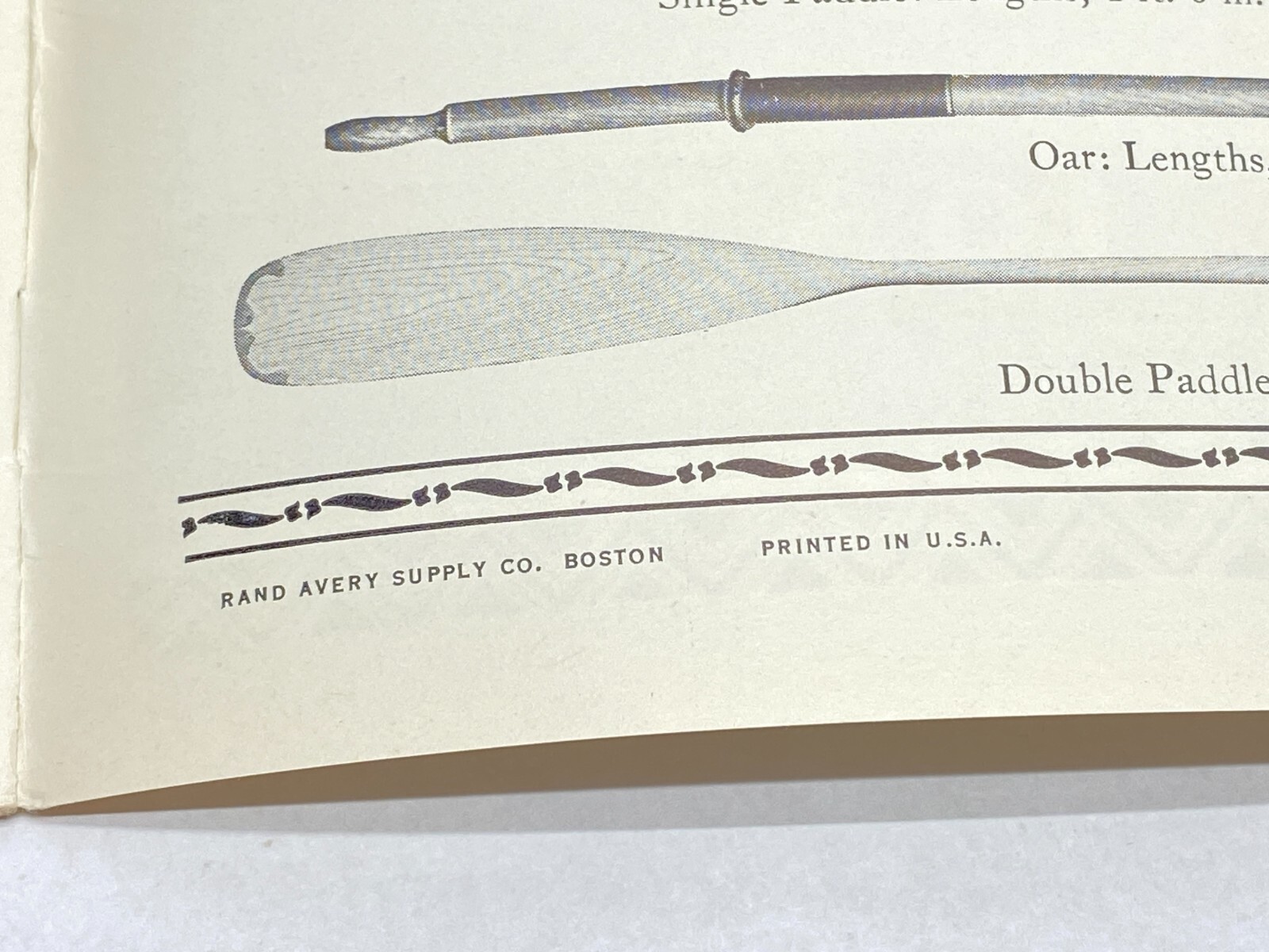 1932 Carleton Canoe Catalog / Booklet w Graphic Cover Old Town MAINE ME Paddles