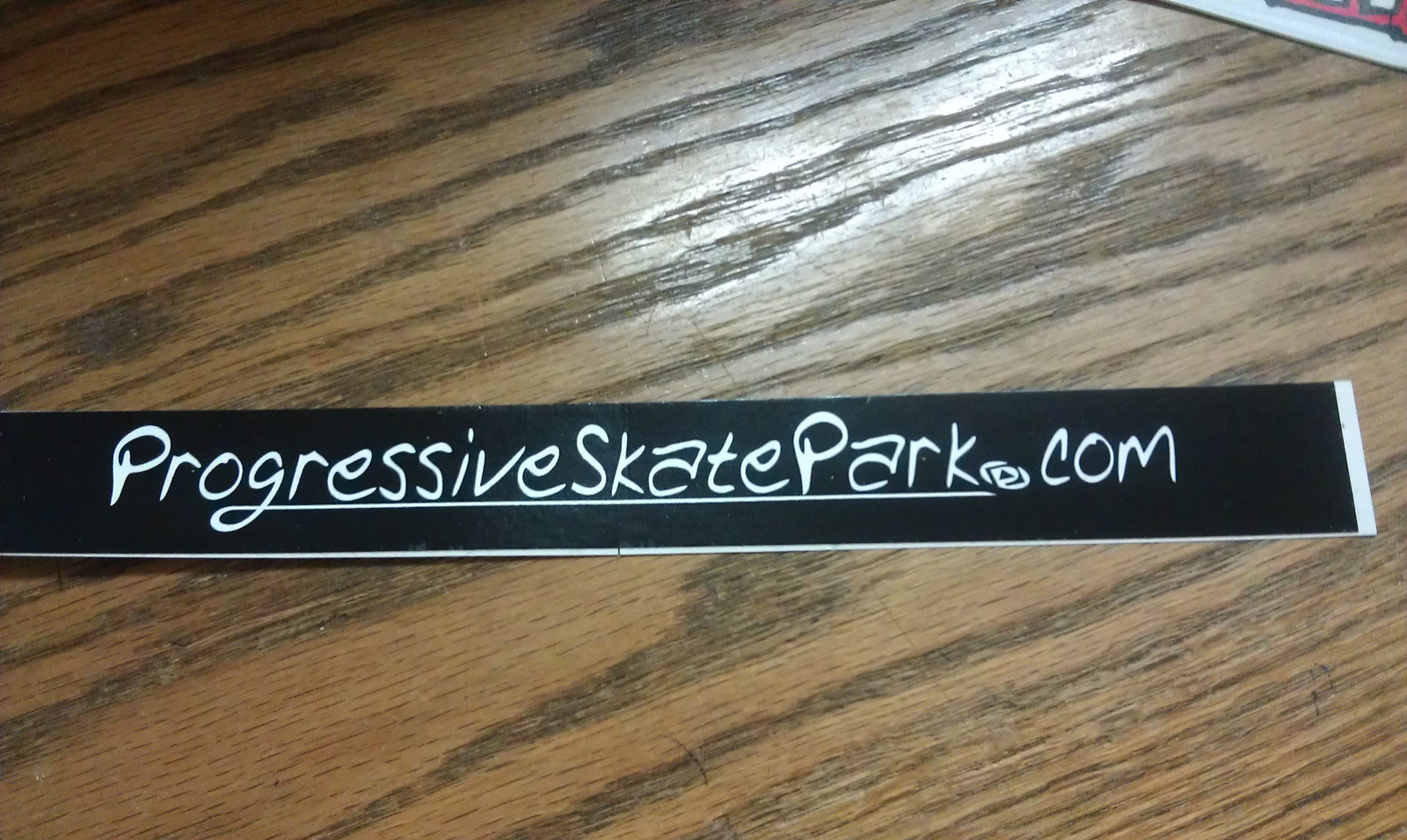 progressive SKATE PARK, sticker, very cool, 8-3/4″ x 1″
