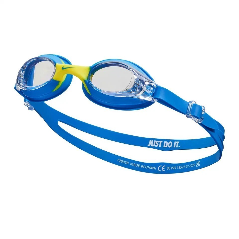 NIKE Lil’ Swoosh Kids’ Swim Goggles Super-Soft Watertight Seal NESSD138-100