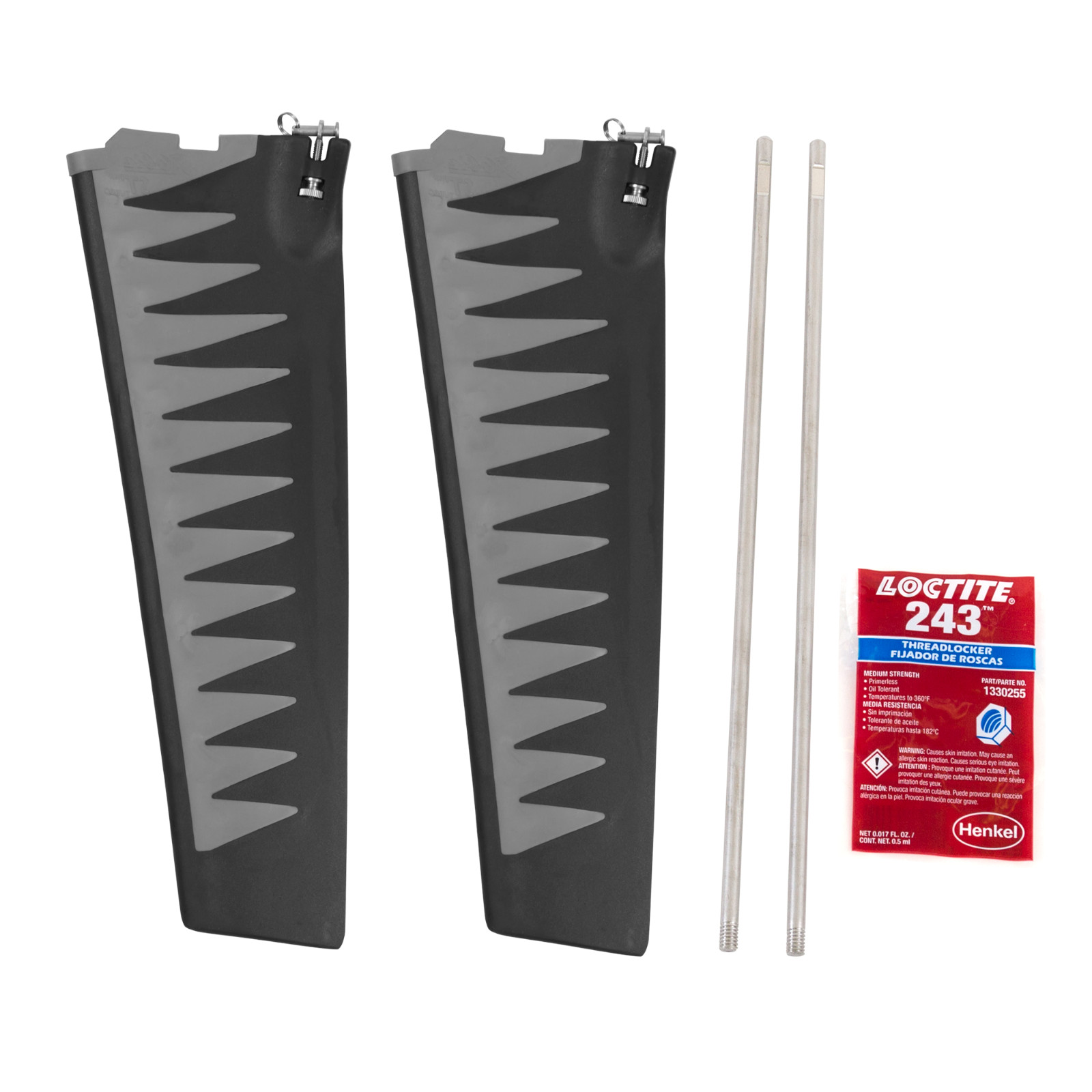 HOBIE MirageDrive ST-Turbo Fin Kit V2 (Gray/Black) #72066001