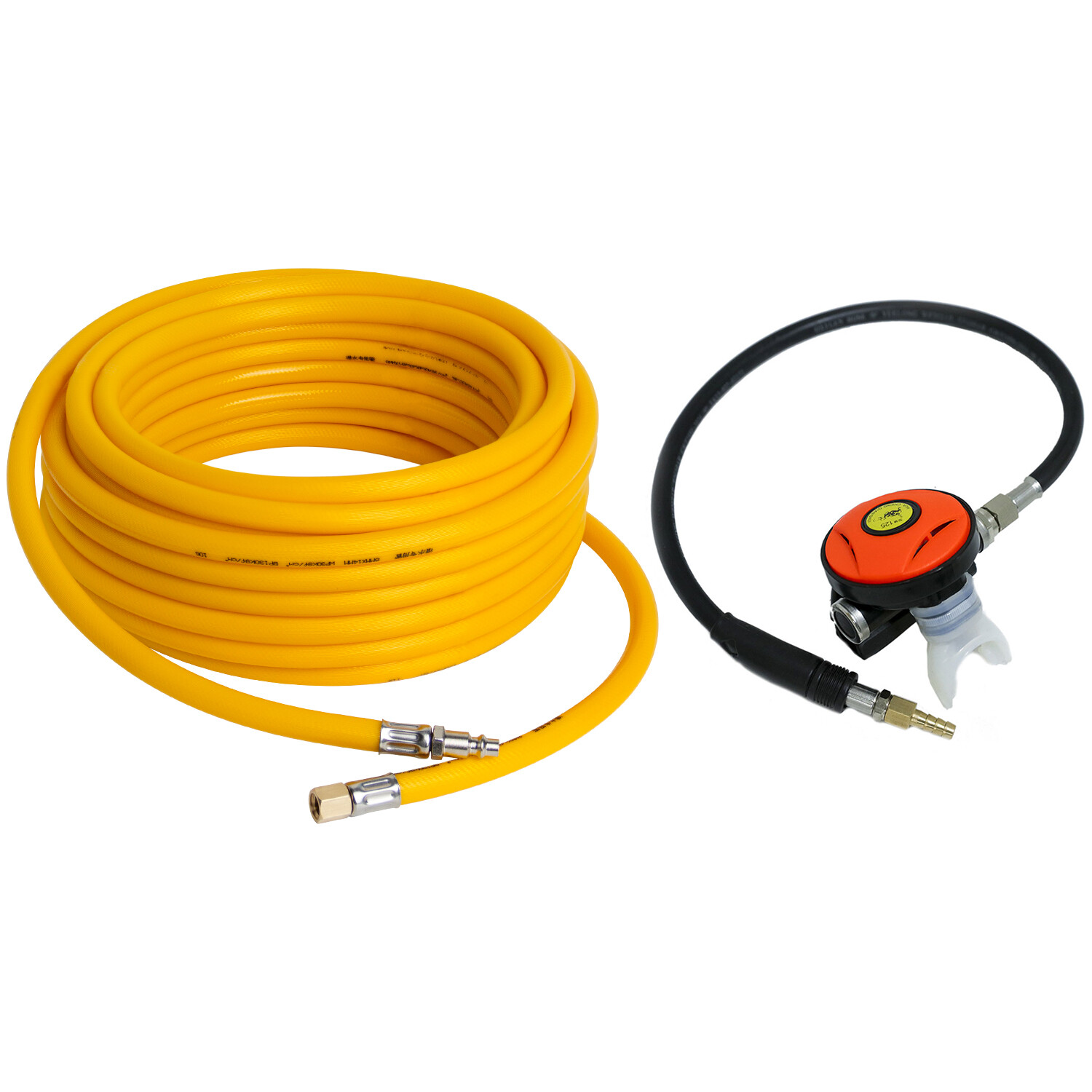 50/100 ft Explorer Scuba Diving Dive 2nd Stage Regulator Octopus Hookah Hose Kit