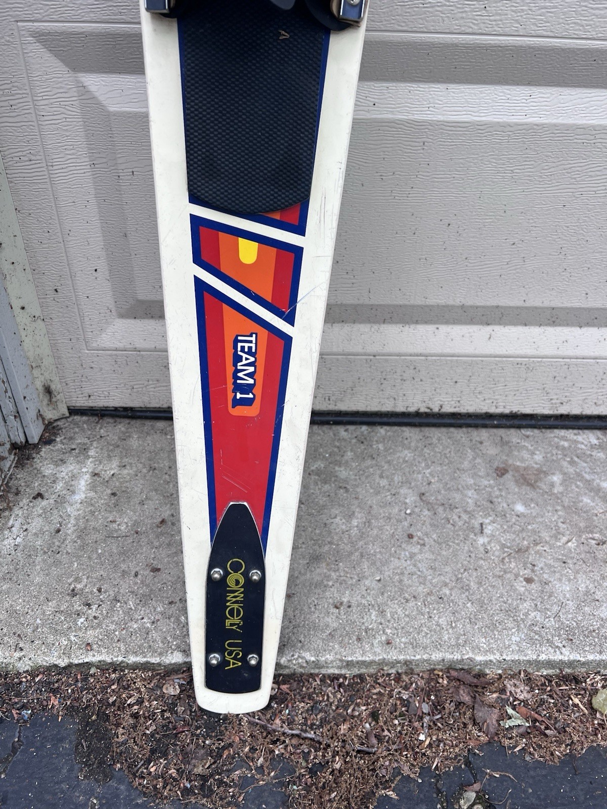Vtg Water Bindings Boating Ski Connelly Team 1 Boating Skis Coat Rack Wall Art
