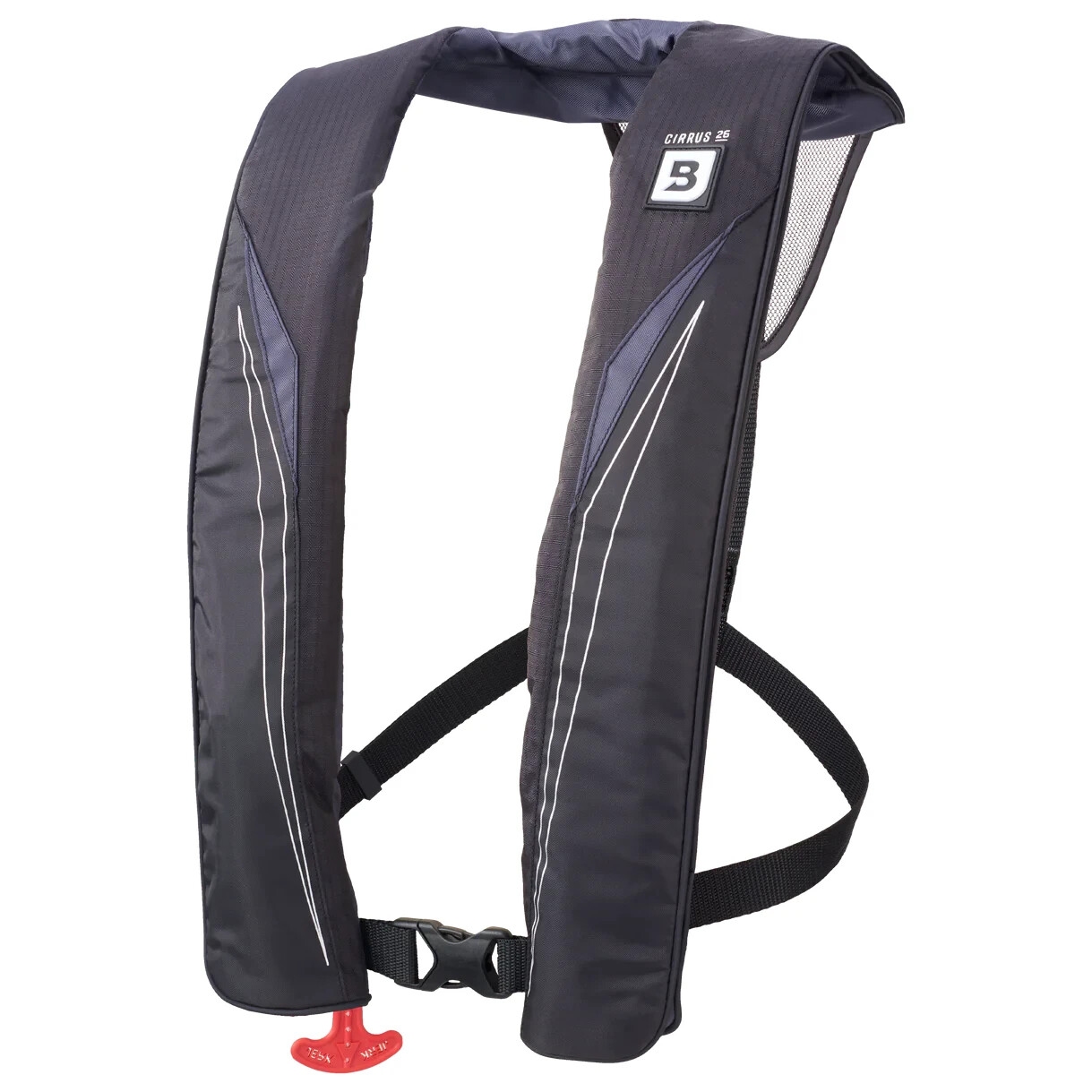 Bluestorm Auto/Manual Inflatable Life Jacket Cirrus 26 – Black – USCG Approved