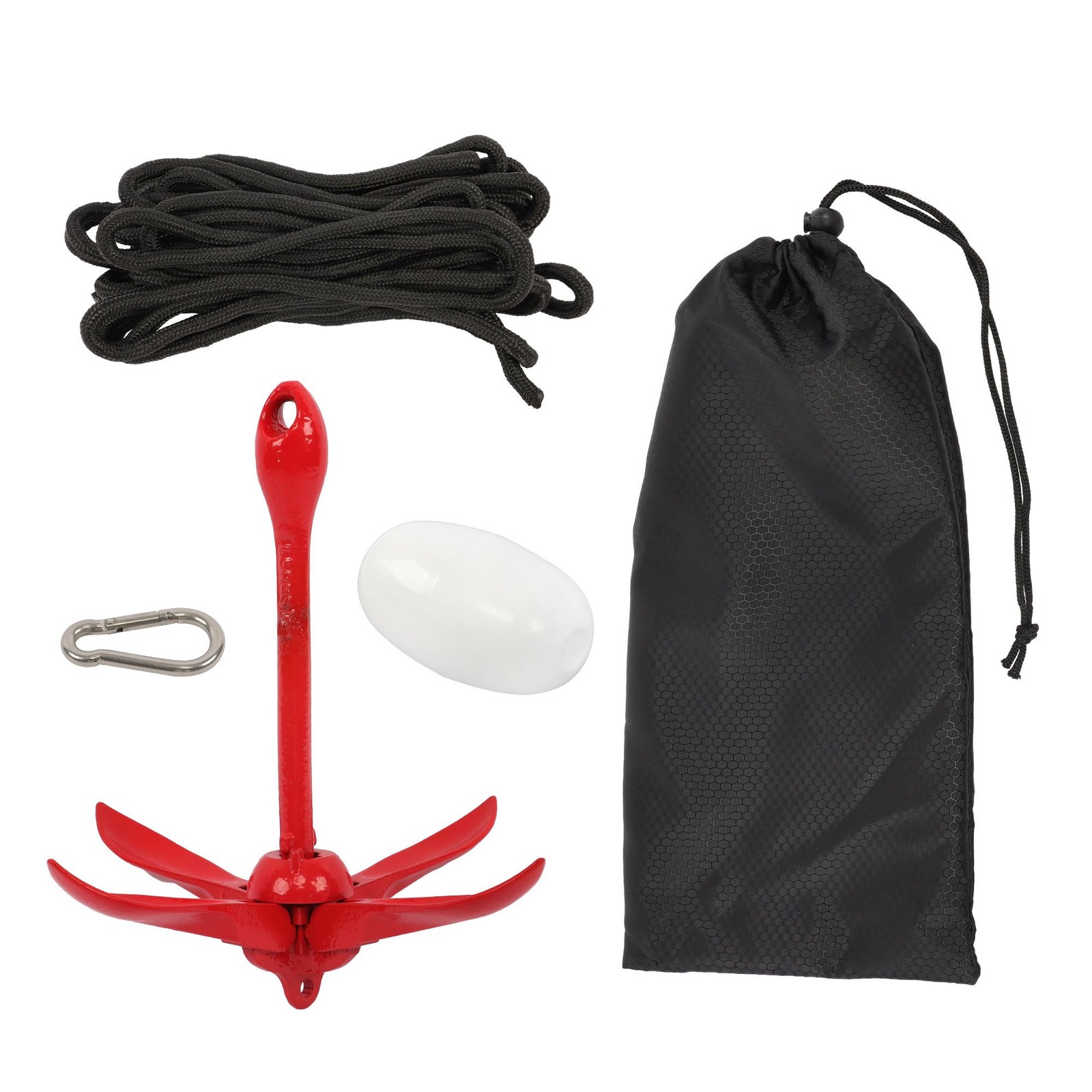New Folding Anchor Buoy KIt For Skiff Kayak Raft Boat Sailboat Fishing Jet Ski
