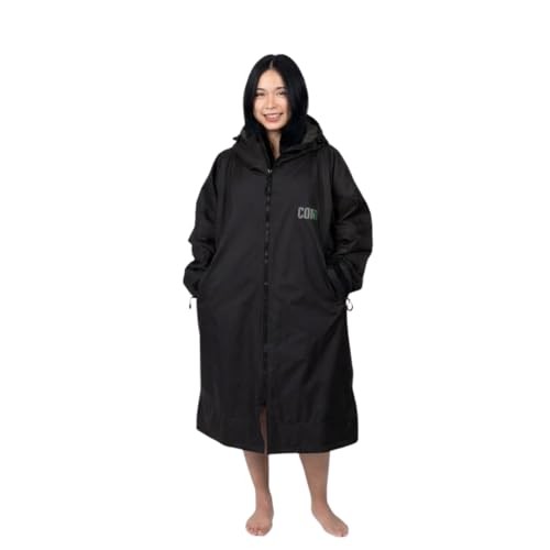 Swim Parka for Youth and Adults | Heavy-Duty Weatherproof X-Small Black