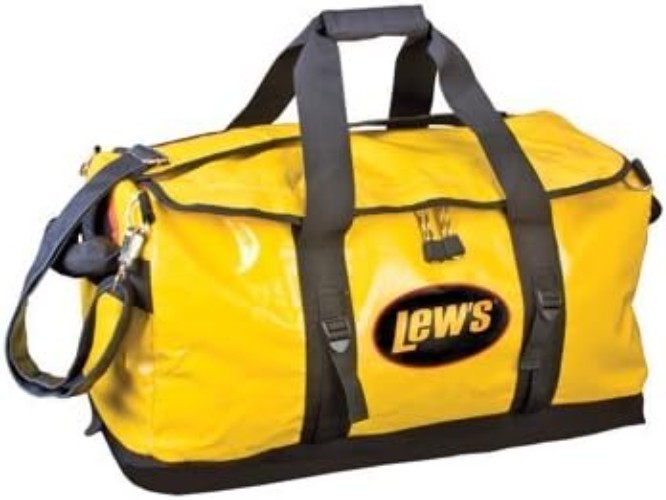 Yellow 24″ Boat Bag PVC Water Resistant 3 Compartments 2 Zipper Pockets