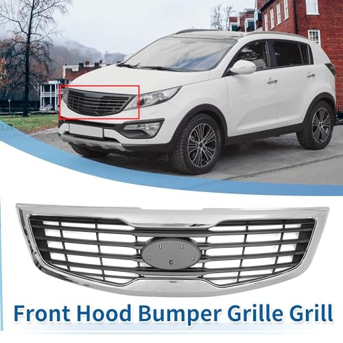 No.863503W000 Front Upper Hood Bumper Grille Grill for Kia Sportage 2012