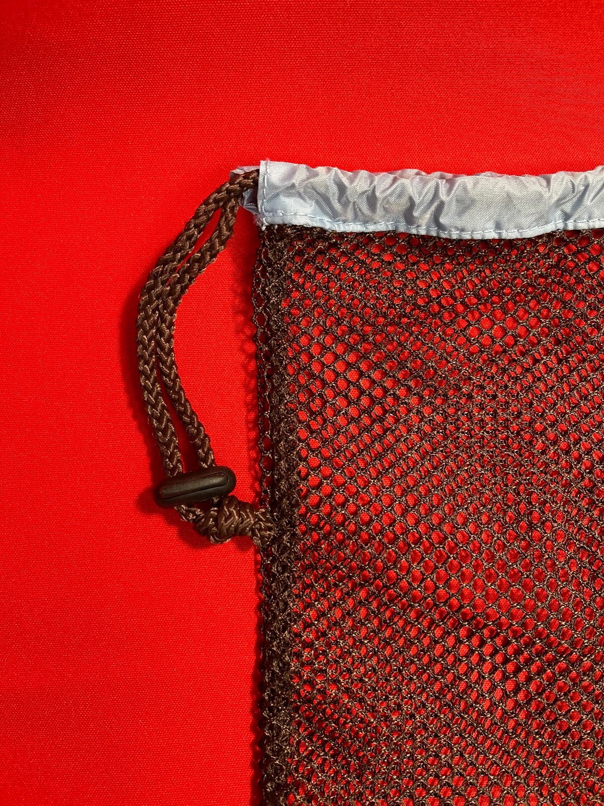 Mesh Drawstring Bag Organizer Laundry Baby Pouch Accessories Reusable Bag 9×7.5”