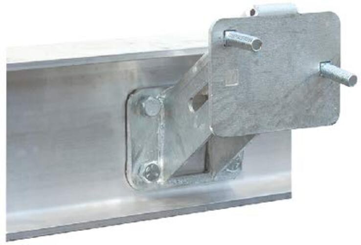 Spare Tire Carrier Mount – Galvanized Steel – Mount for Aluminum Trailers –