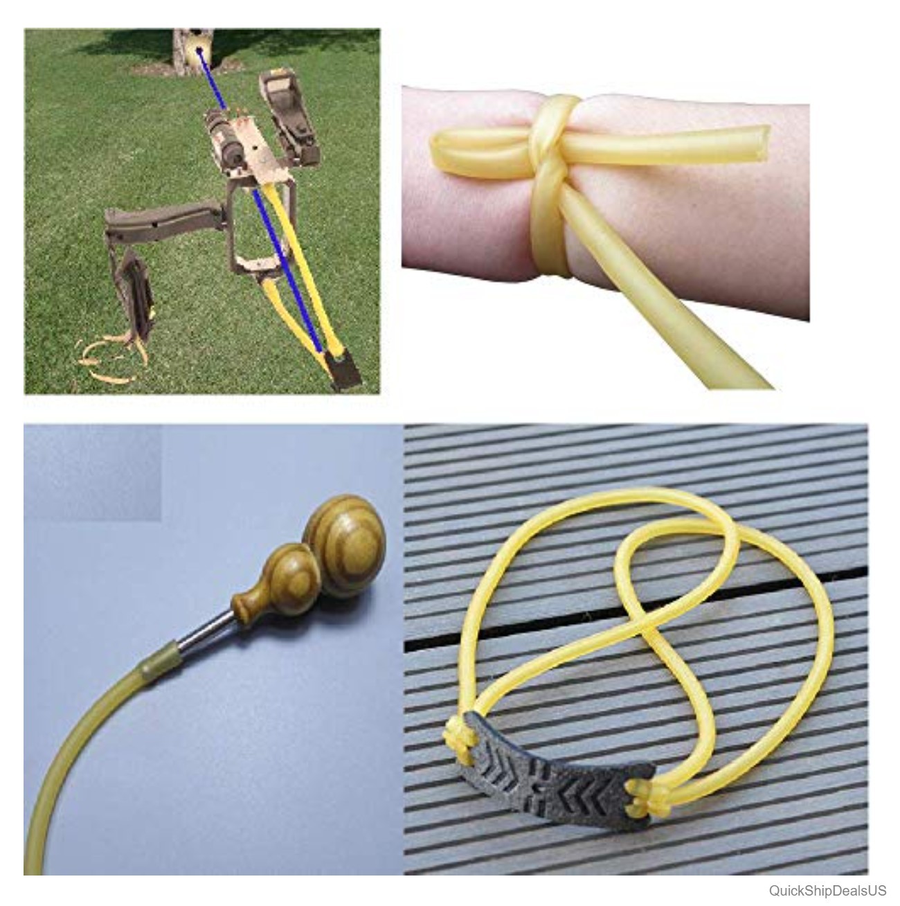 Natural Latex Rubber Tubing 33ft 0.2 OD Slingshot Band Speargun Catapult