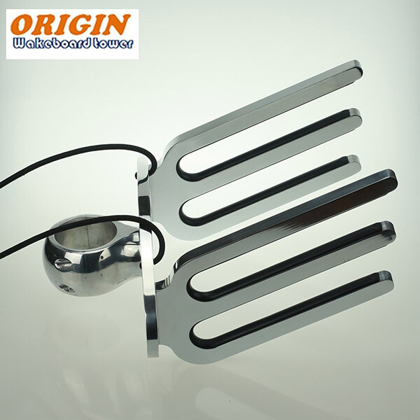 ORIGIN Bat Wakeboard Tower Rack Polished |Angle-free Installable|4 Bolts Clamp