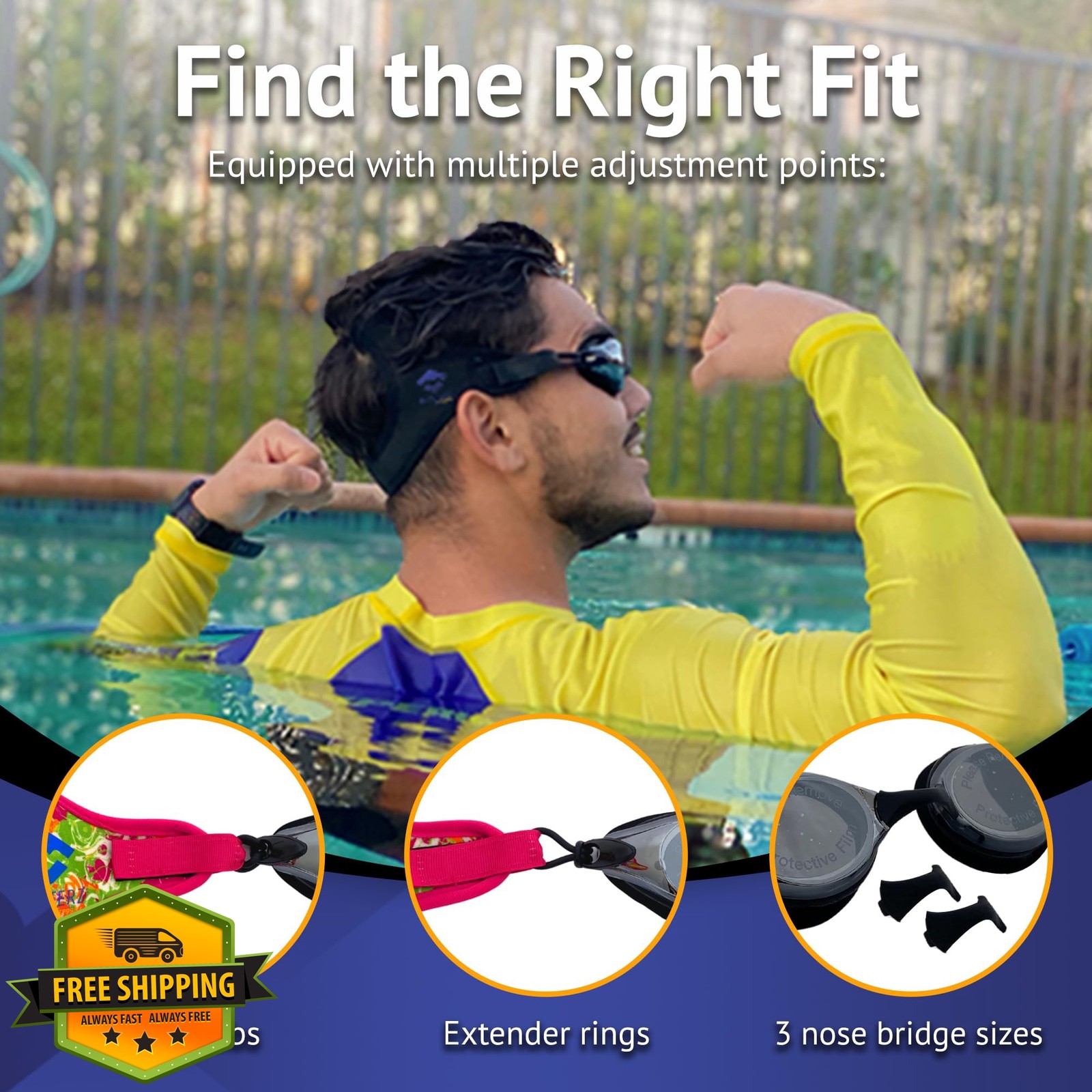 Frogglez Masterz Swim Goggles Black