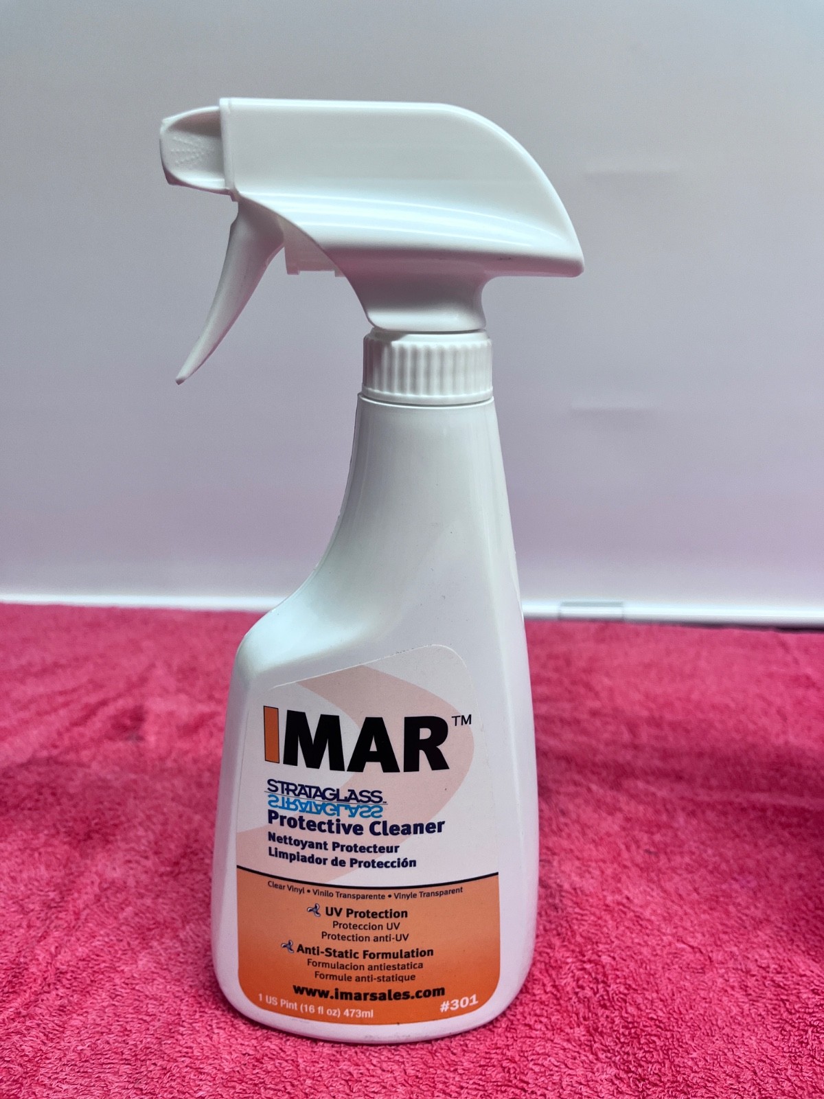 IMAR #301 Strataglass Protective Cleaner – Lot of (6) 16 Oz Spray Bottles