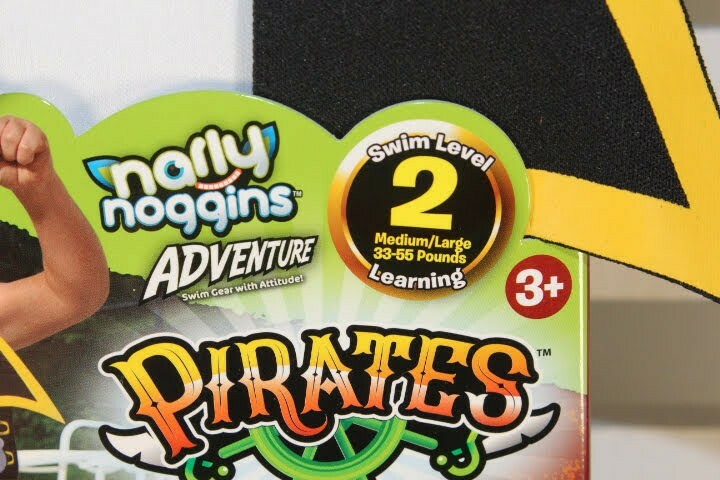 Narly Noggins Adventure Pirates Swim Trainer‎ Level 2 Medium/Large 33-55 Pounds
