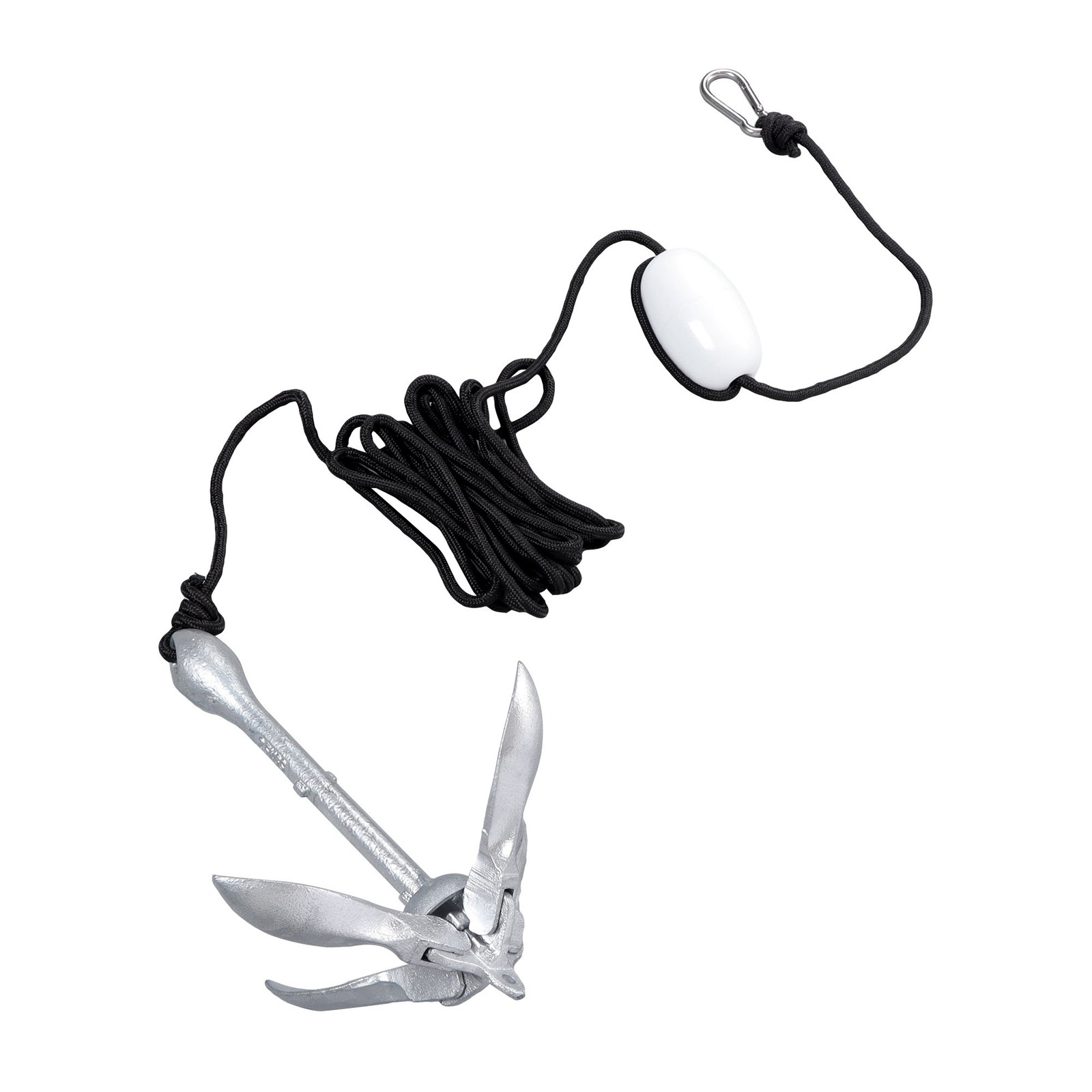 (2) Portable Marine Kayak Folding Anchor Kit Canoe Raft Boat Jet Ski 26.2ft Rope