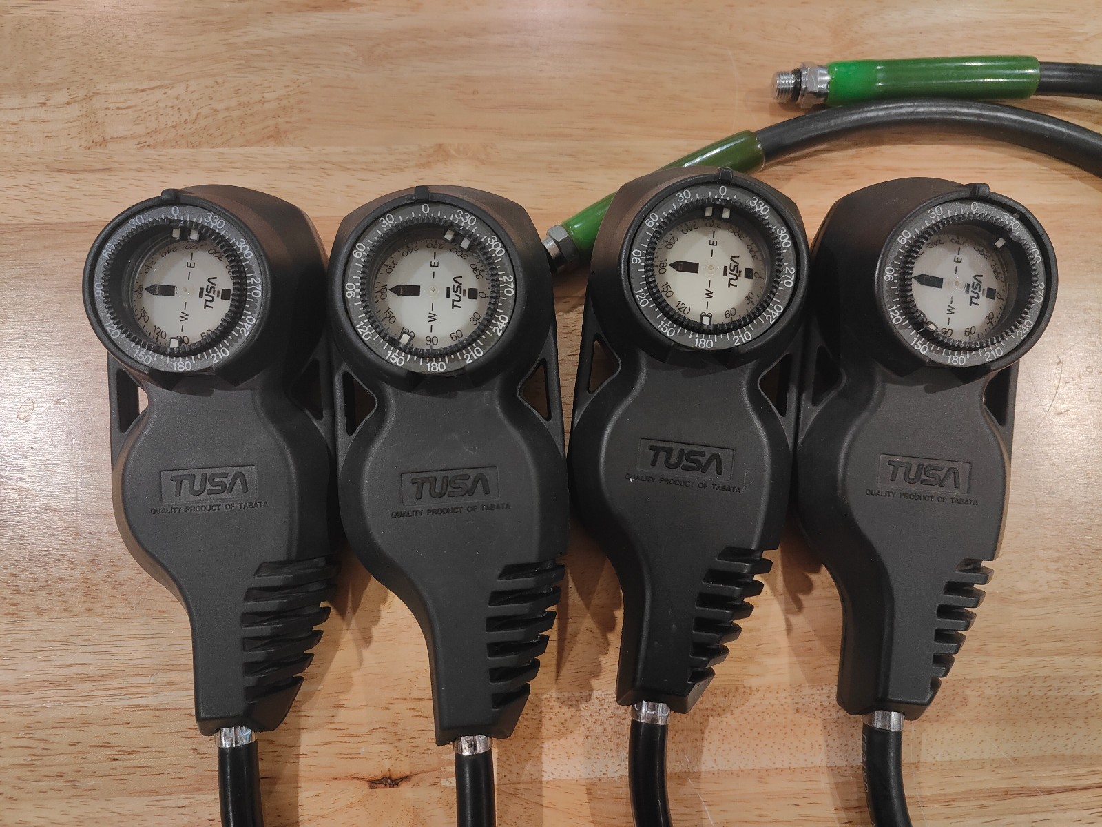 Tusa Imprex II IQ-400 Dive Computer Console with Compass, SPG. TESTED GOOD