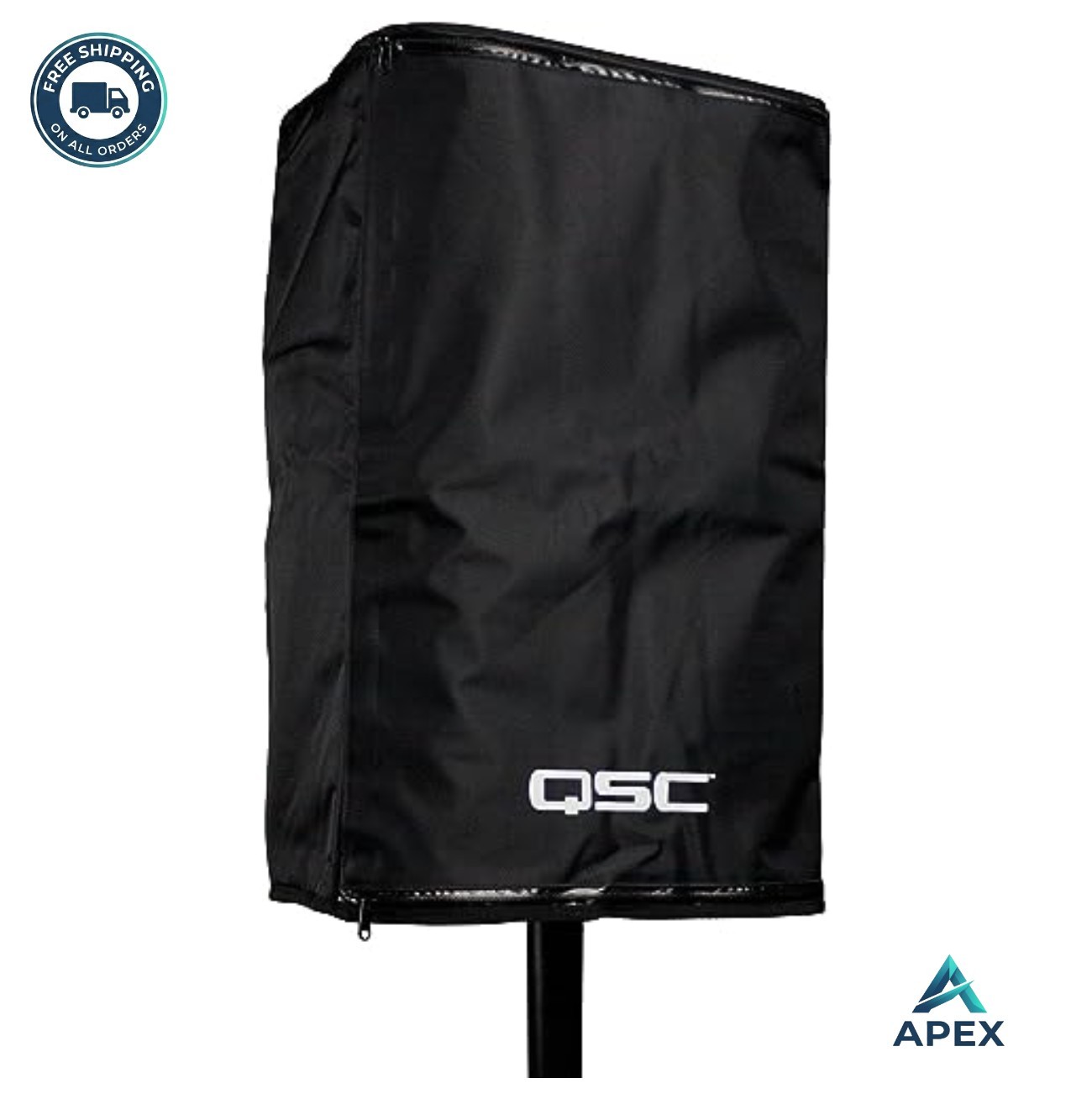 Speaker Cover Outdoor Nylon Fabric Water Resistant Vented Removable Amplifier