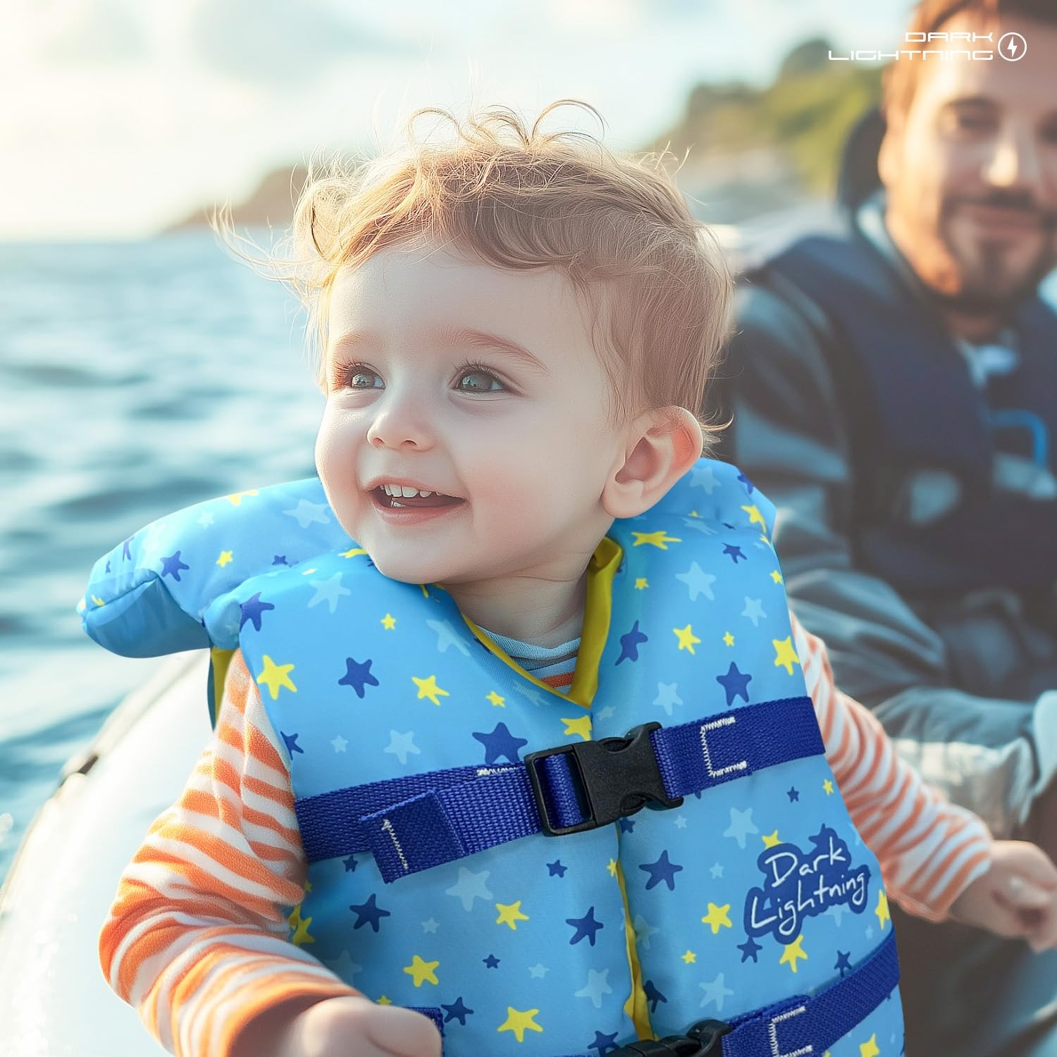 USCG Approved Life Jacket for Toddlers 1-3 Years Old, Swimming Pool Floats 20…