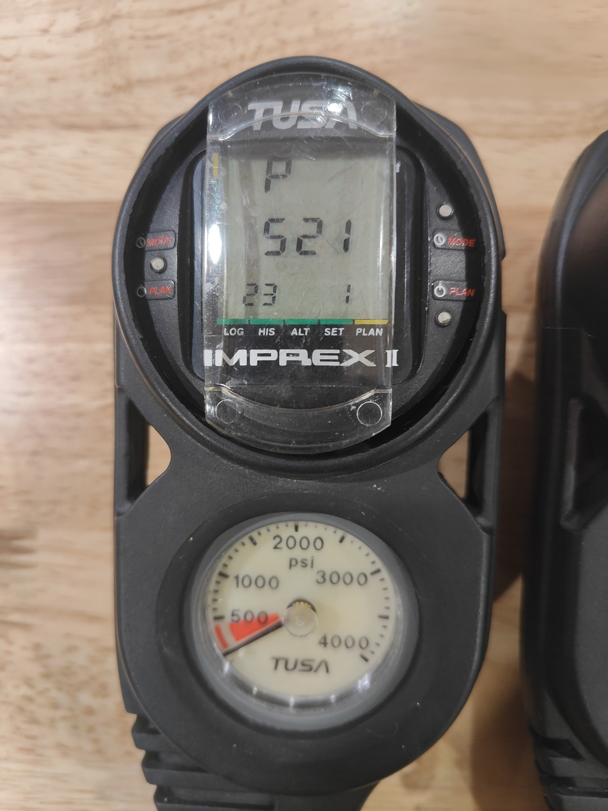 Tusa Imprex II IQ-400 Dive Computer Console with Compass, SPG. TESTED GOOD