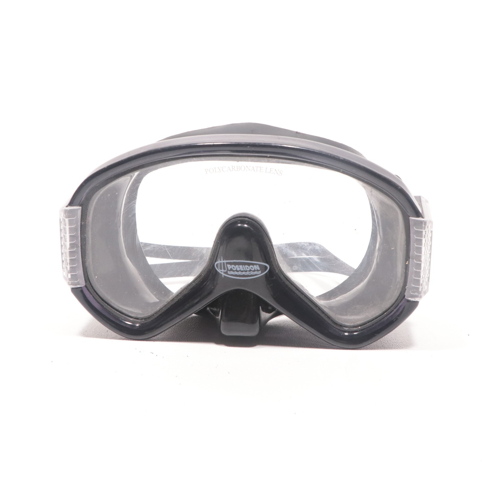 Poseidon Black Line Scuba Diving Mask – Low Volume, Single Polycarbonate Lens