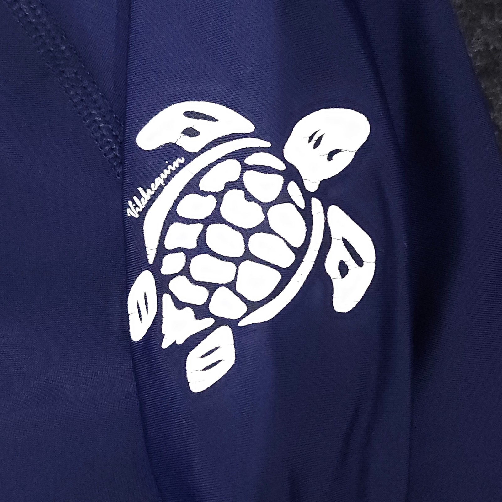 Vilebrequin Shirt Mens Small Blue Rashguard UPF 50 Long Sleeve Water Resistant