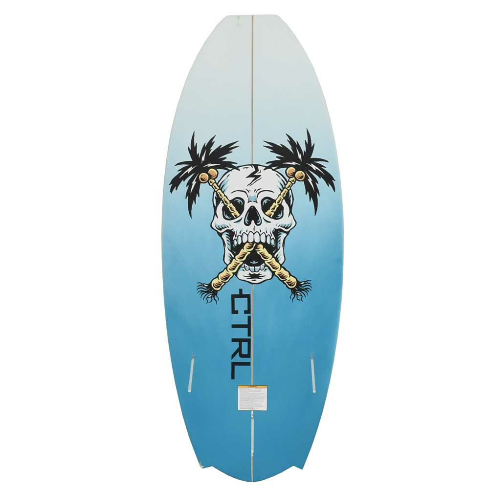 CTRL Boat Peace Skull Wakesurfer CTPSM4FT555 | 4Ft 9In Blue/White