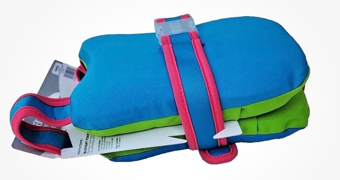 Aqua Swim School Progressive Swim Trainer Vest, 3-5 Years, Max 38 lbs, Blue Sea