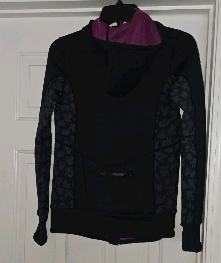 NWT Roxy Wetsuit Womens 1.0 Swell Paddle Hooded Jacket Surf Swim Black 1mm Sz 6