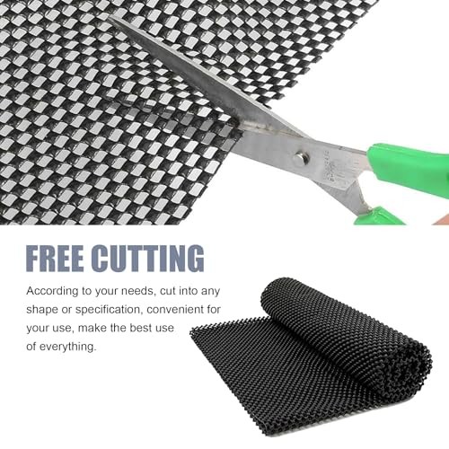 Car Roof Rack Pads, 47″ x 39″ Non-Slip Roof Cargo Bag Protective Mat, PVC Soft