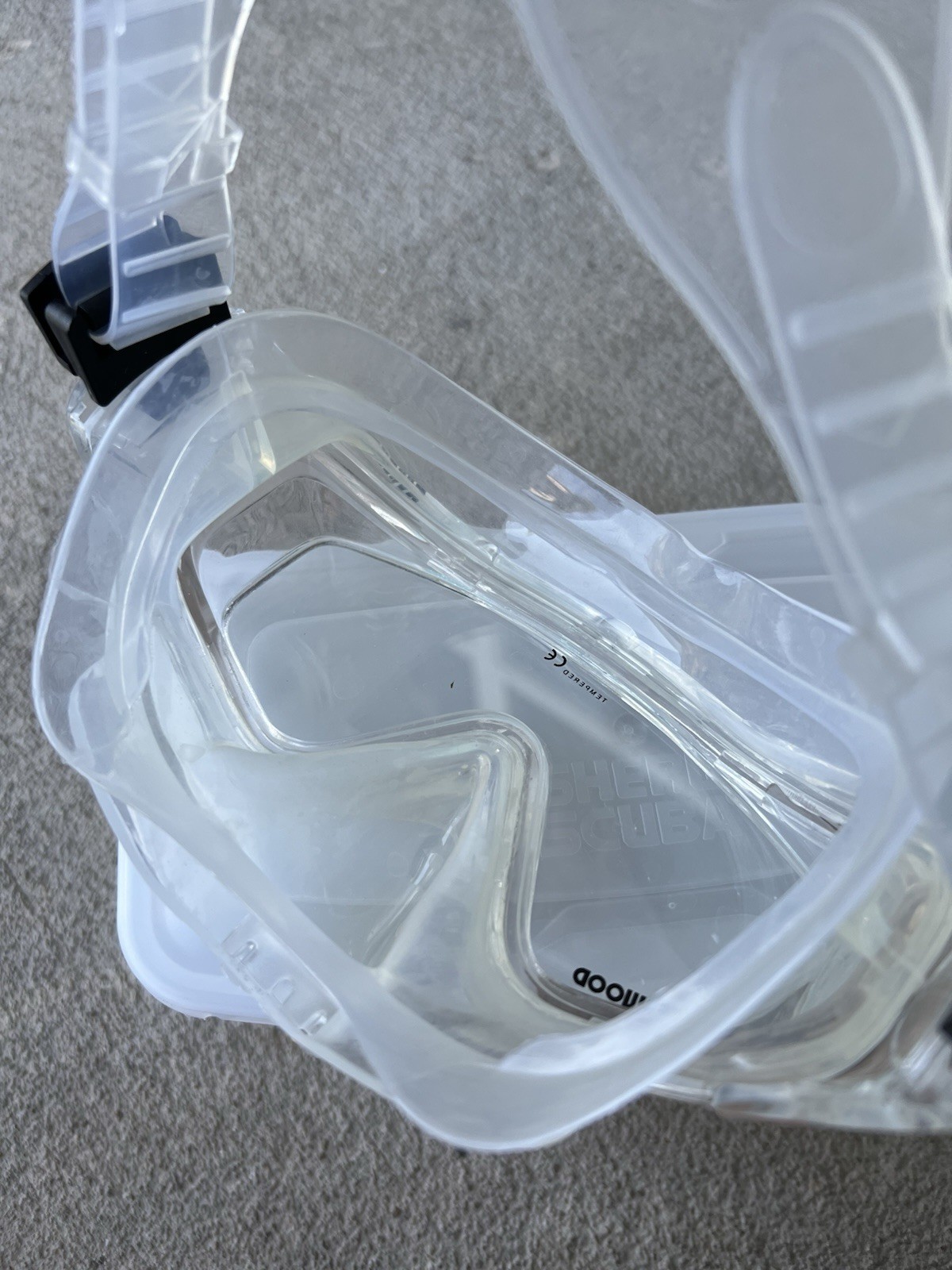 Sherwood Magnum 2 EX Purge Scuba Diving Mask Clear Tempered Glass Snorkel Dive