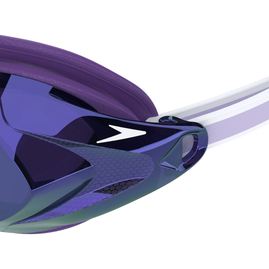 Speedo Women’s Vanquisher 3.0 Swim Goggles, Purple Haze/Iris/Silver Mirror