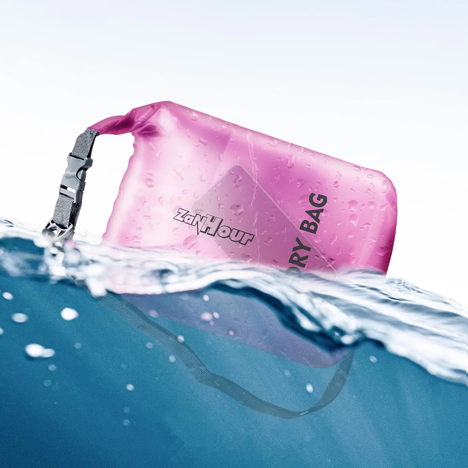 Waterproof Dry Bag – Roll Top Transparent Storage Bag,2L/5L/10L/20L,Suitable for