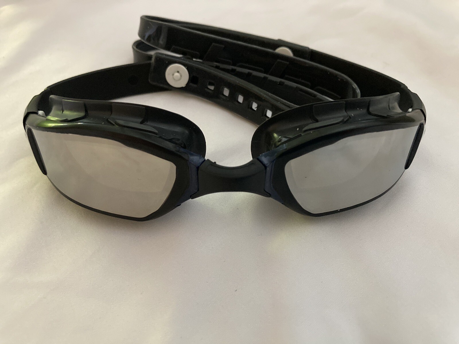Phelps Ninja Swim Googles with Mirrored Lenses Adult Unisex NEW IN BOX Black