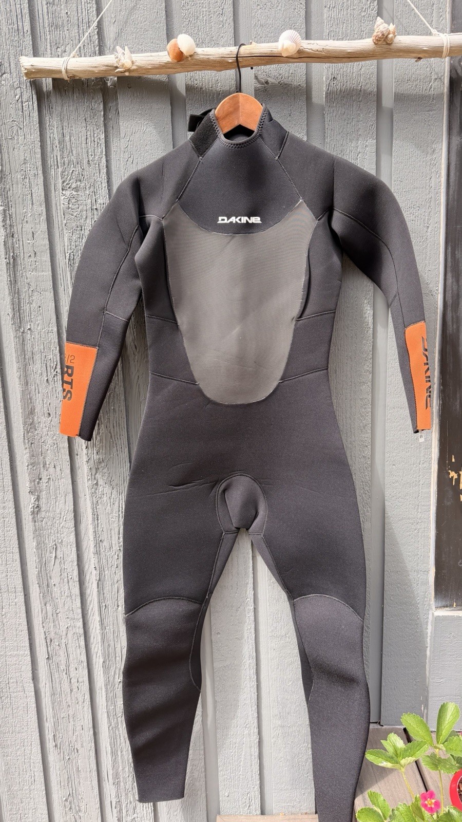 Dakine Women’s RTS Full Wetsuit Back Zip 3/2mm Black/Gray Orange US 6 NWT $300
